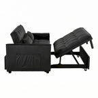 Velvet Convertible Sofa Bed - Pull-Out with Storage