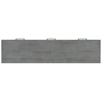 Natural Wood Console Table - 3 Drawers with Shelf