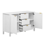 MDF Entryway Cabinet - 3 Drawers with Adjustable Shelves