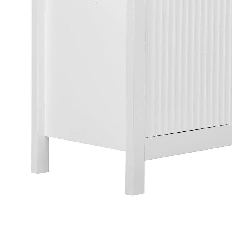 MDF Entryway Cabinet - 3 Drawers with Adjustable Shelves