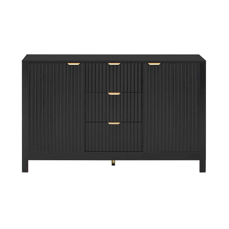 MDF Entryway Cabinet - 3 Drawers with Adjustable Shelves