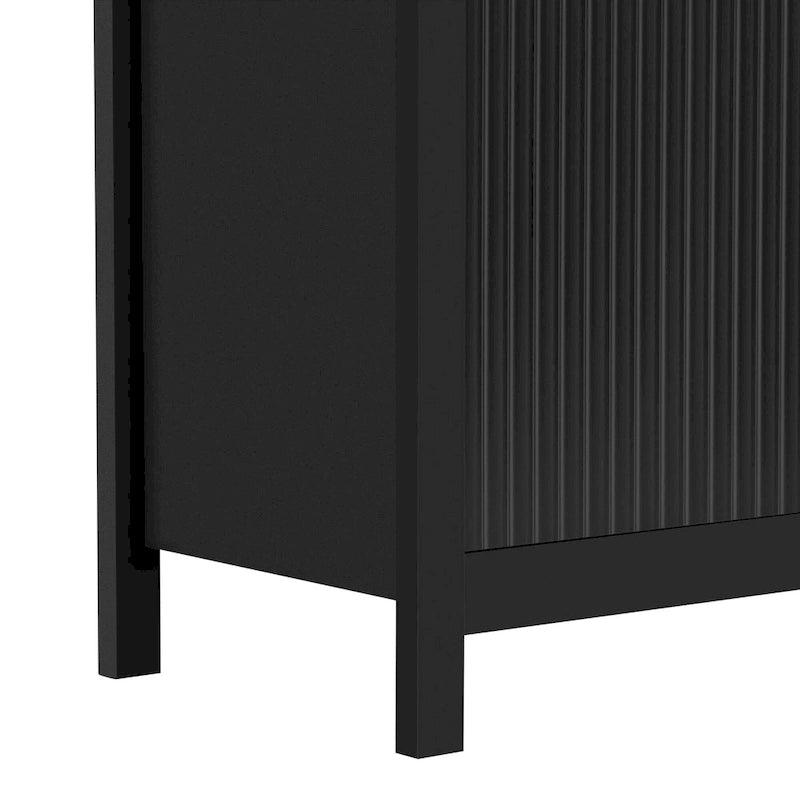MDF Entryway Cabinet - 3 Drawers with Adjustable Shelves