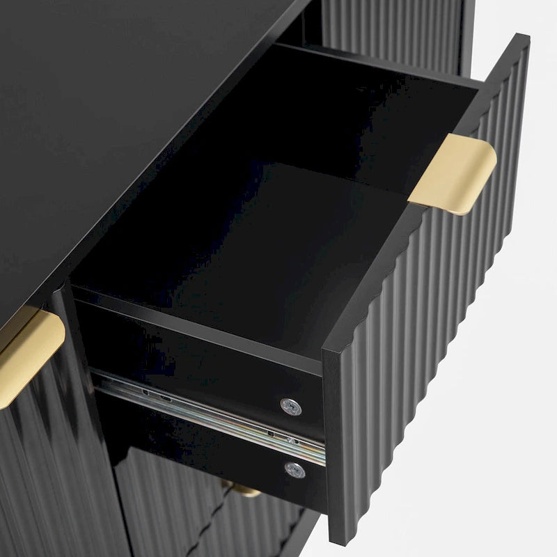 MDF Entryway Cabinet - 3 Drawers with Adjustable Shelves