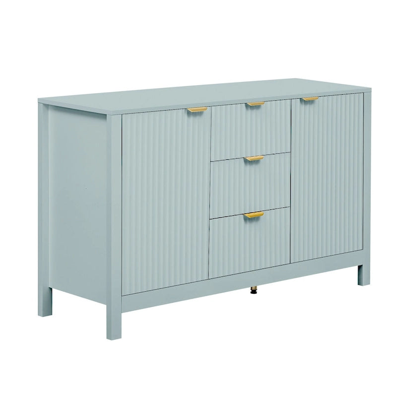 MDF Entryway Cabinet - 3 Drawers with Adjustable Shelves