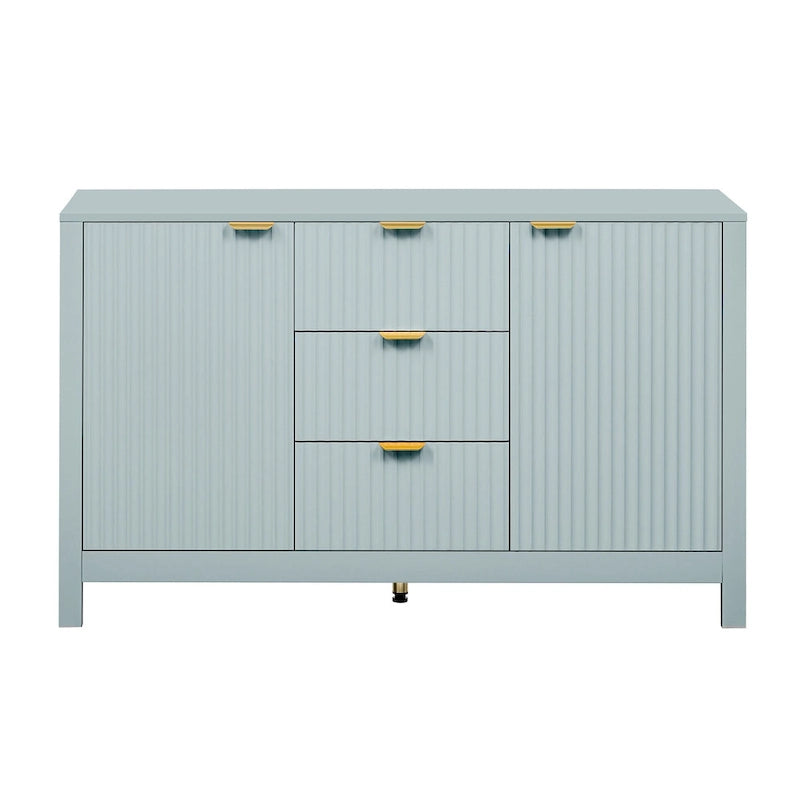 MDF Entryway Cabinet - 3 Drawers with Adjustable Shelves