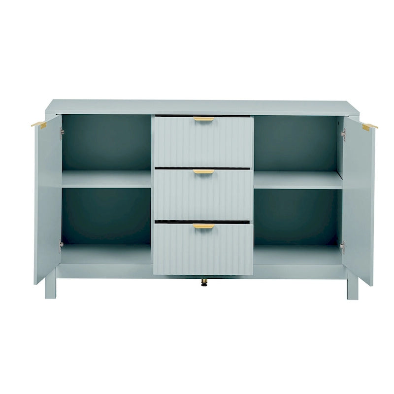 MDF Entryway Cabinet - 3 Drawers with Adjustable Shelves
