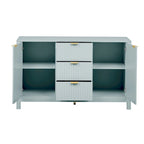 MDF Entryway Cabinet - 3 Drawers with Adjustable Shelves