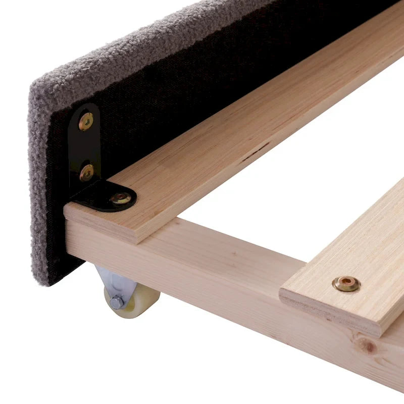 Teddy Fleece Full Daybed - with Trundle & LED Lights