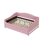 Teddy Fleece Full Daybed - with Trundle & LED Lights