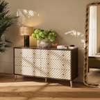 6-Drawer Storage Dresser - Modern with Metal Legs