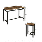 Industrial Dining Table Set - Counter Height - 5-Piece for 4