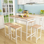 Industrial Dining Table Set - Counter Height - 5-Piece for 4