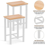 Industrial Dining Table Set - Counter Height - 5-Piece for 4
