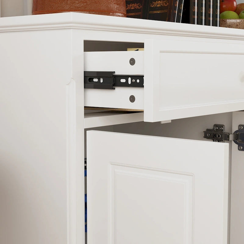 Combo Dresser Chest Storage Cabinet Buffet Sideboard White/Black/Grey