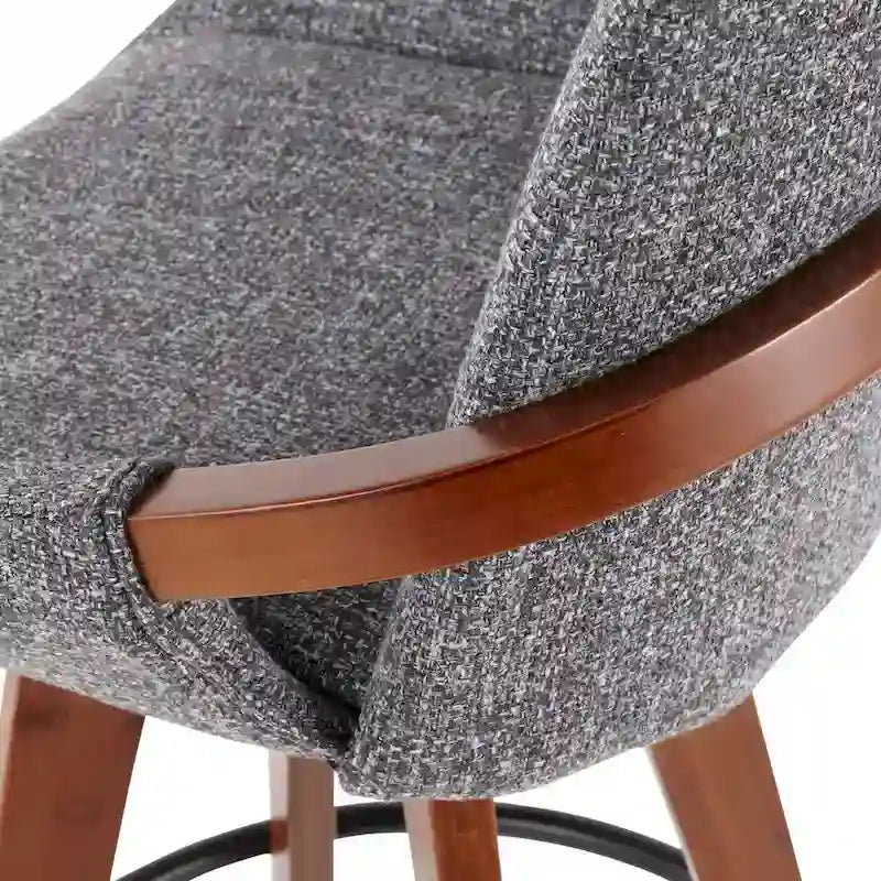 Carson Carrington Pugo 26 Fixed-Height Counter Stool in Noise Fabric