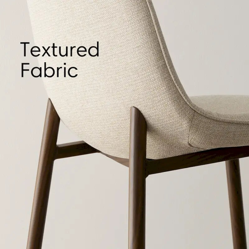 Modern Solid Back Side Dining Chair(Set of 4)