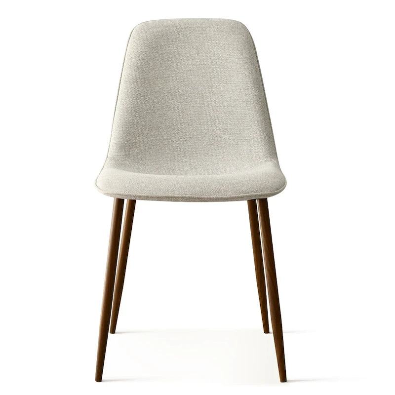 Modern Solid Back Side Dining Chair(Set of 4)