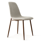 Modern Solid Back Side Dining Chair(Set of 4)