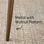 Modern Solid Back Side Dining Chair(Set of 4)