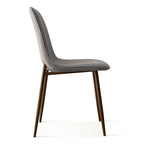 Modern Solid Back Side Dining Chair(Set of 4)