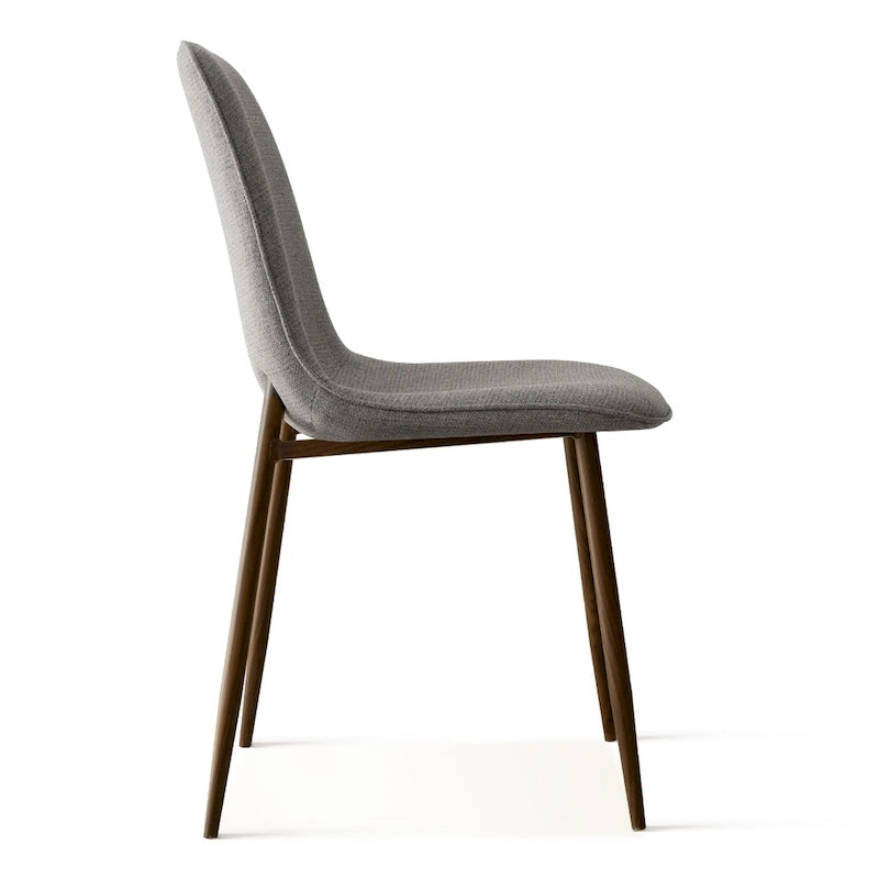 Modern Solid Back Side Dining Chair(Set of 4)