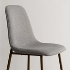 Modern Solid Back Side Dining Chair(Set of 4)