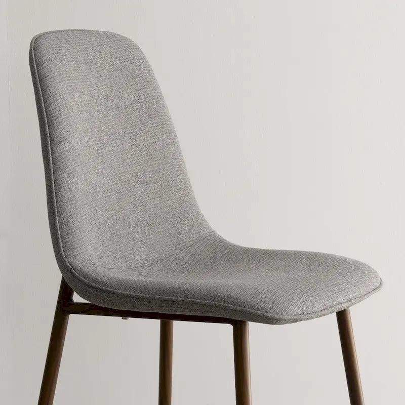 Modern Solid Back Side Dining Chair(Set of 4)