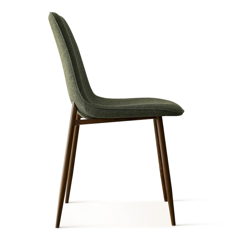 Modern Solid Back Side Dining Chair(Set of 4)