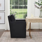 Performance Fabric Dining Armchair - Rolling with Casters