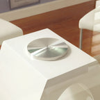 High-Gloss Round Counter Table - 48" - Seats 4