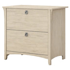 Bush Furniture Salinas Lateral File Cabinet in Antique White