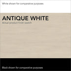 Bush Furniture Salinas Lateral File Cabinet in Antique White