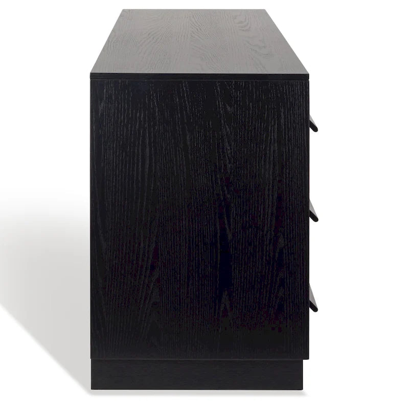 Whitewashed Oak 6-Drawer Dresser - Minimalist Bedroom Storage