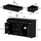 Dresser Sideboard Storage Cabinet Modern Contemporary Lacquered
