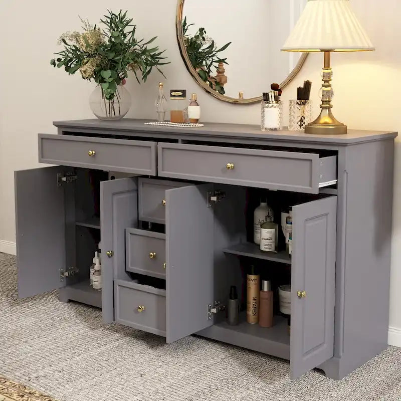 Dresser Sideboard Storage Cabinet Modern Contemporary Lacquered