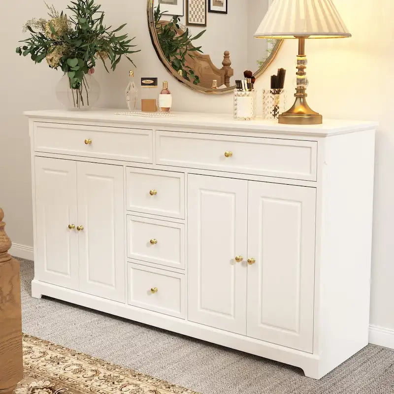 Dresser Sideboard Storage Cabinet Modern Contemporary Lacquered