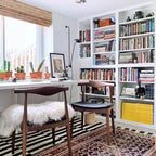 Walnut Wood Dining Chair with PU Leather Cushion