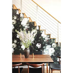 Walnut Wood Dining Chair with PU Leather Cushion