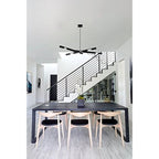 Walnut Wood Dining Chair with PU Leather Cushion