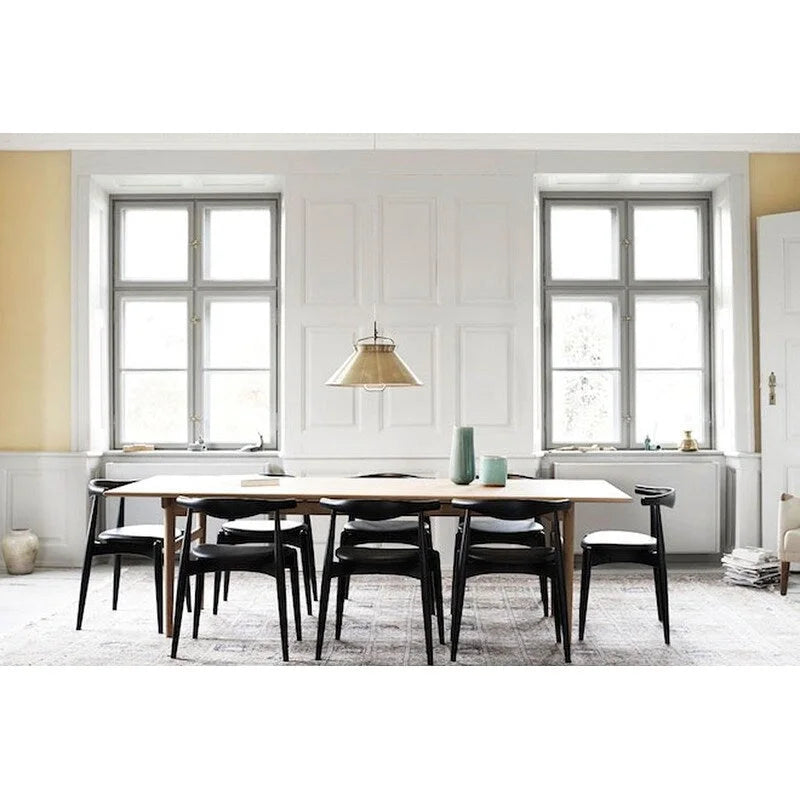 Walnut Wood Dining Chair with PU Leather Cushion