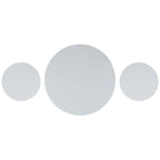Grey & White Round Dining Set - 3-Piece for 2