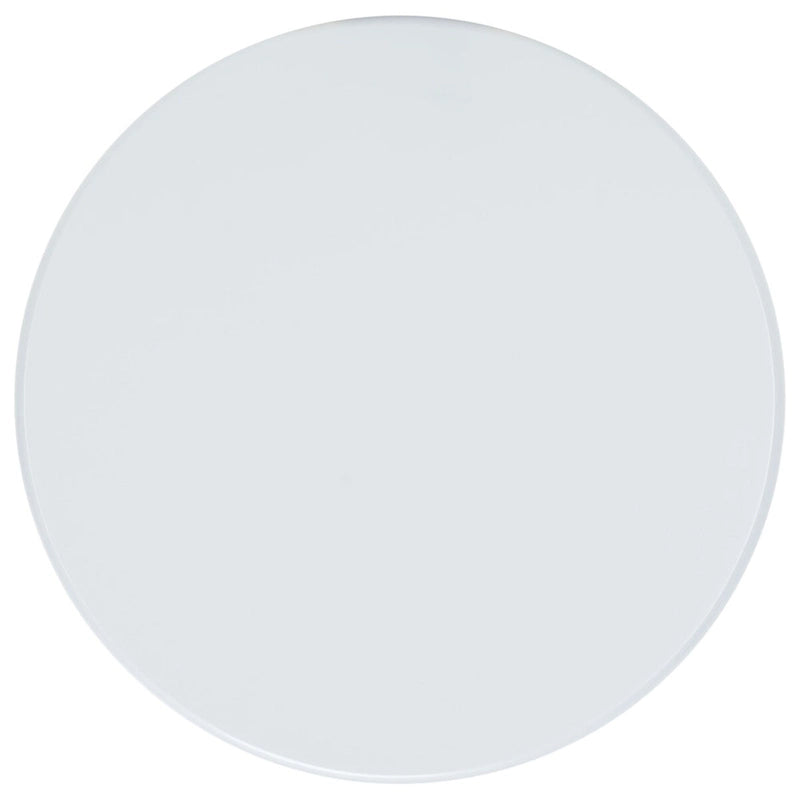 Grey & White Round Dining Set - 3-Piece for 2