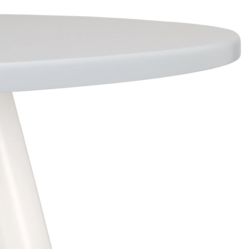 Grey & White Round Dining Set - 3-Piece for 2