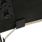 Queen Floating Bed Frame with LED, Storage & USB Ports