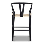 Woven Rope Counter Stool - Natural Wood - 23.5" Height