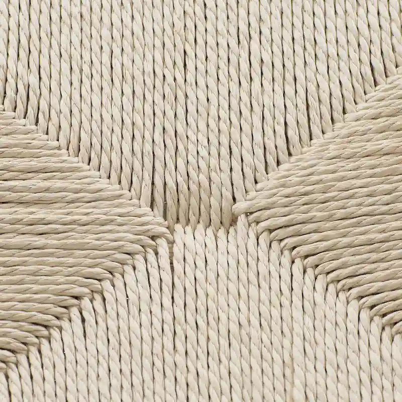 Woven Rope Counter Stool - Natural Wood - 23.5" Height