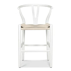 Woven Rope Counter Stool - Natural Wood - 23.5" Height