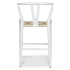 Woven Rope Counter Stool - Natural Wood - 23.5" Height