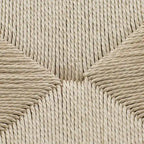 Woven Rope Counter Stool - Natural Wood - 23.5" Height