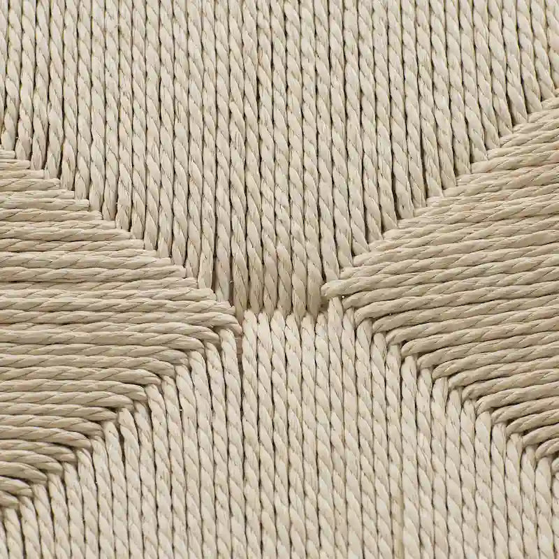 Woven Rope Counter Stool - Natural Wood - 23.5" Height